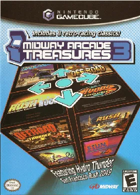 Midway Arcade Treasures 3 box cover front